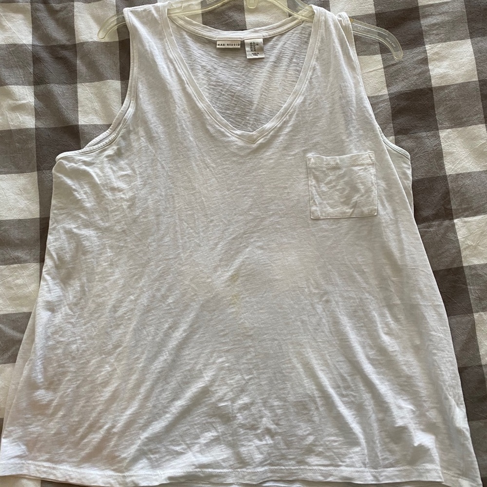 White tank top